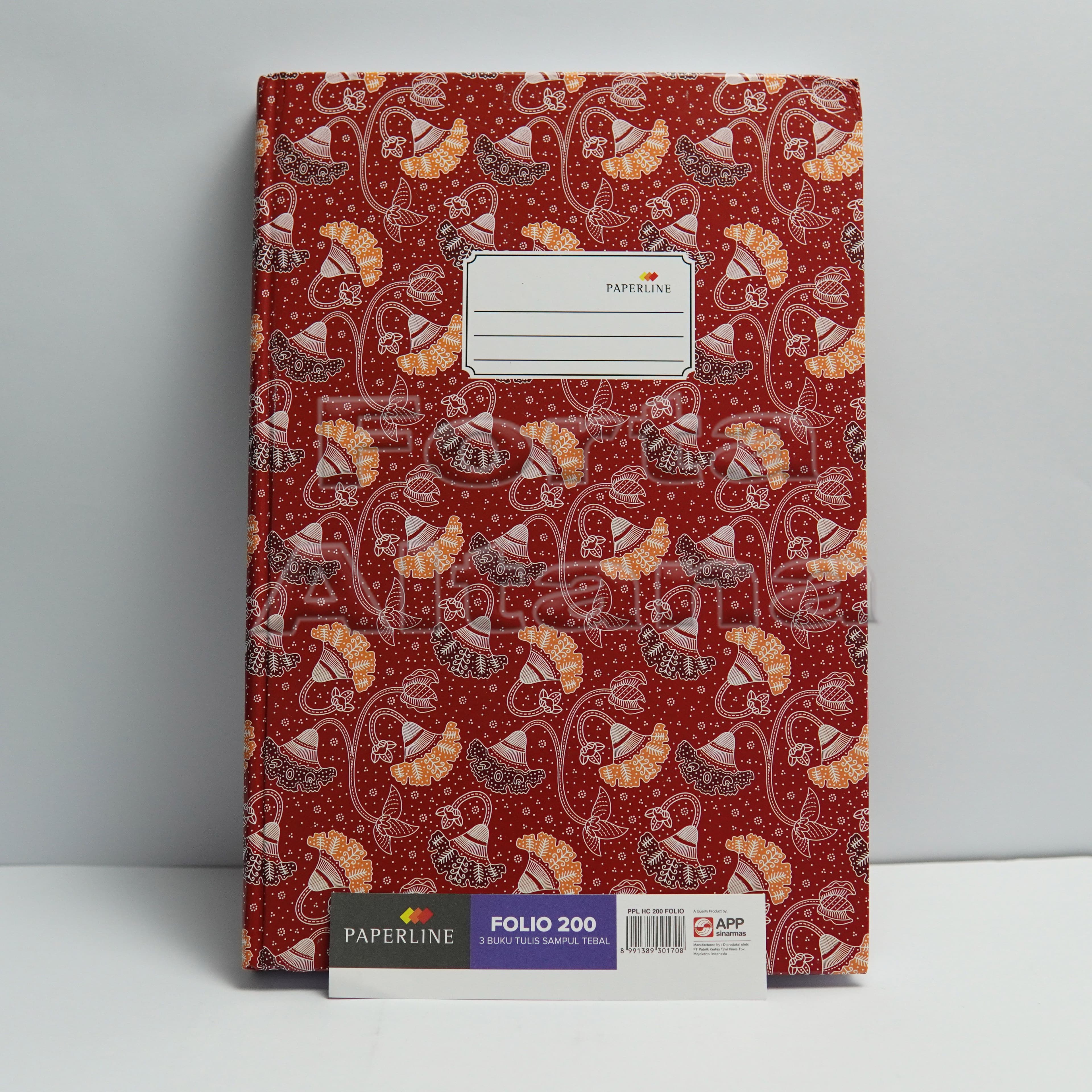 Buku Tulis Hardcover Folio 200 L Paperline