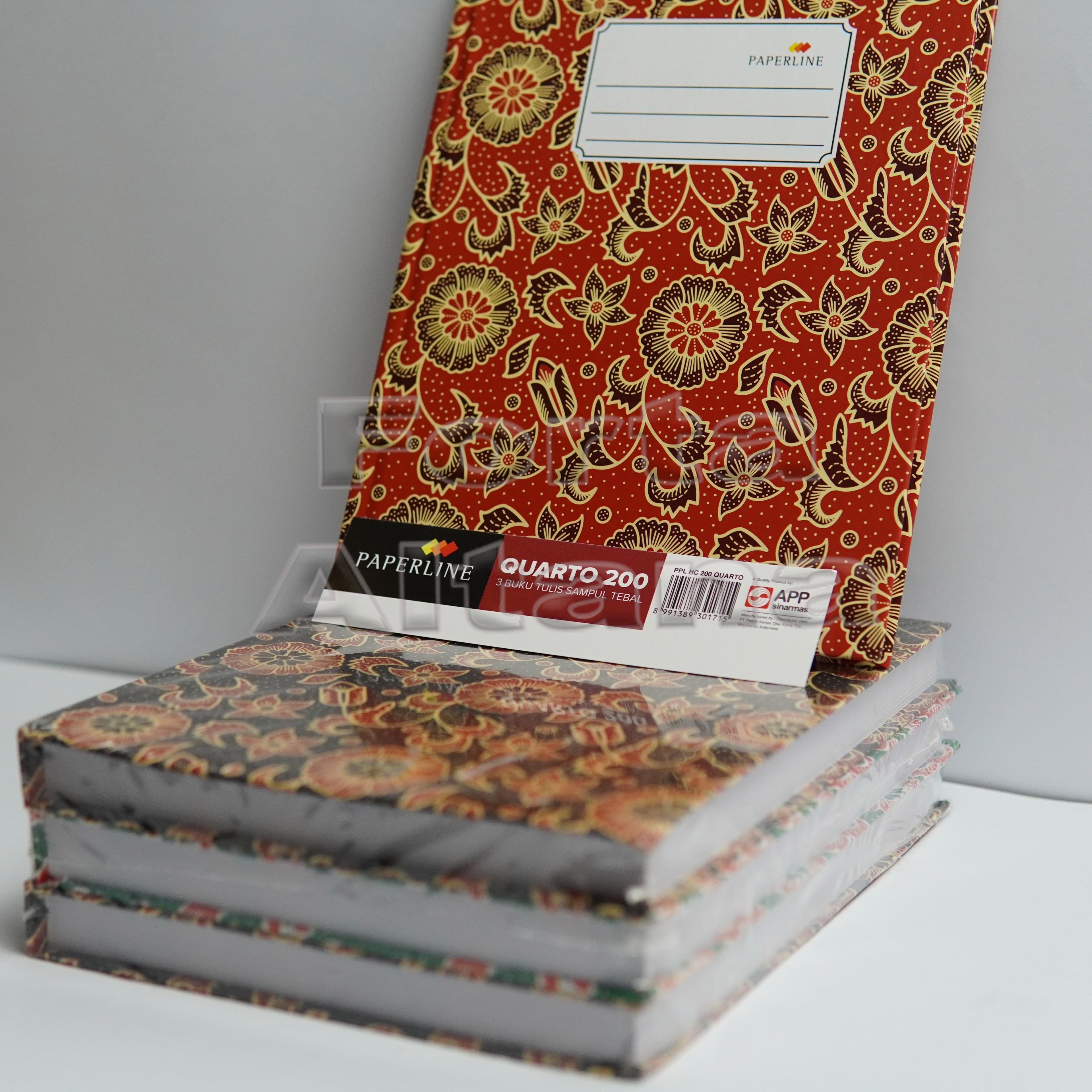 Buku Tulis Hardcover Kwarto 200 L Paperline