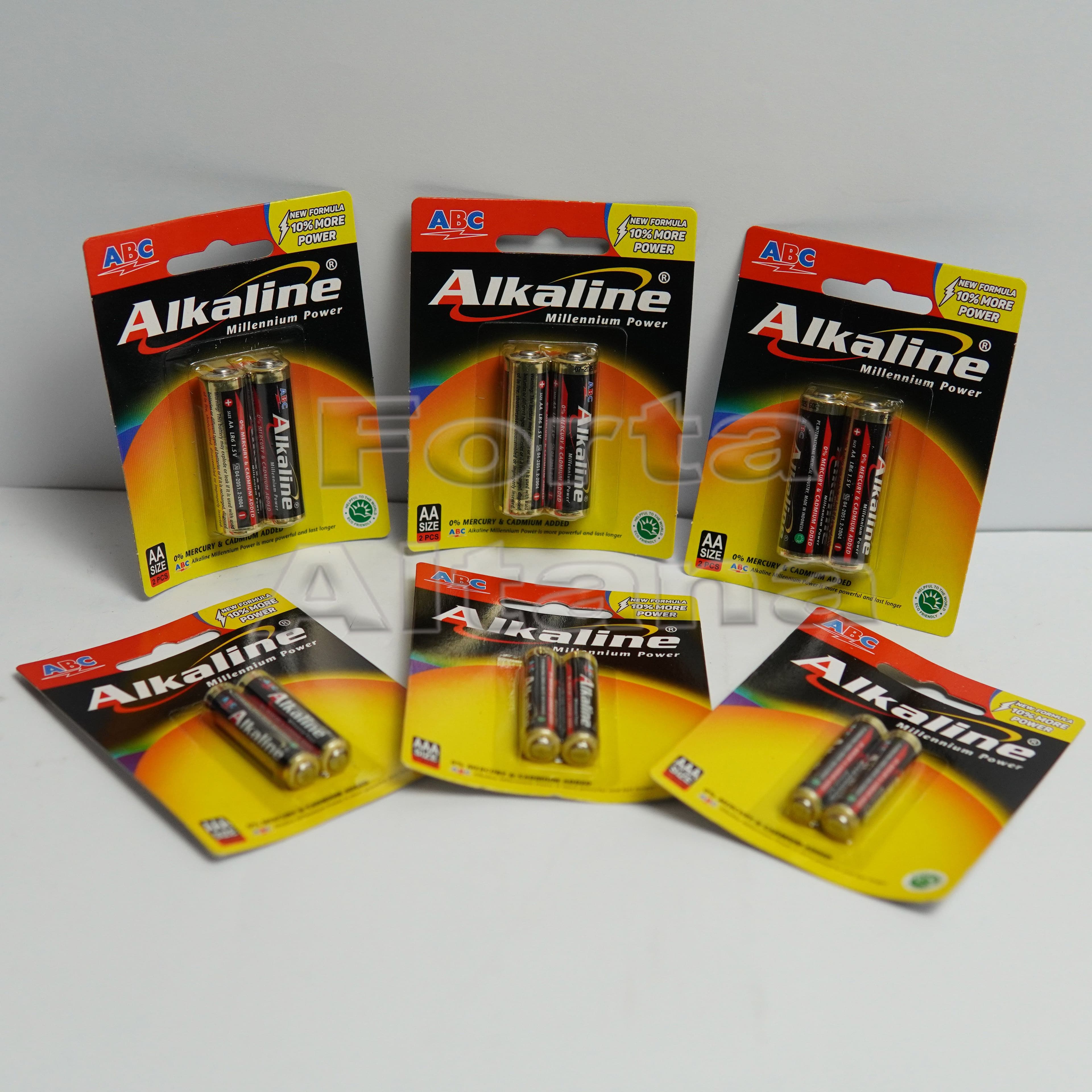 Batterai Alkaline A2 Isi 2, Isi 3 , Isi 6